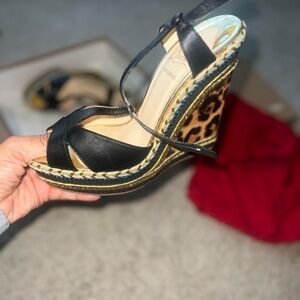 Christian Louboutin wedge shoes